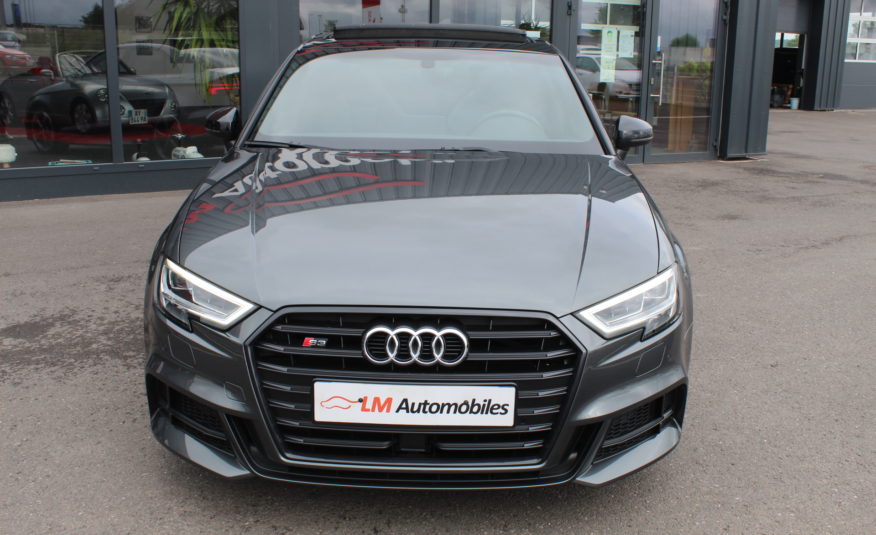 AUDI S3 LIMOUSINE 2.0L TFSI 300 QUATTRO STRONIC SLINE PANO SIEGES S CAMERA EXT 07/2022