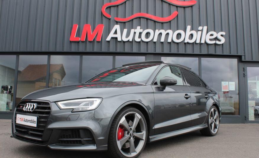 AUDI S3 LIMOUSINE 2.0L TFSI 300 QUATTRO STRONIC SLINE PANO SIEGES S CAMERA EXT 07/2022