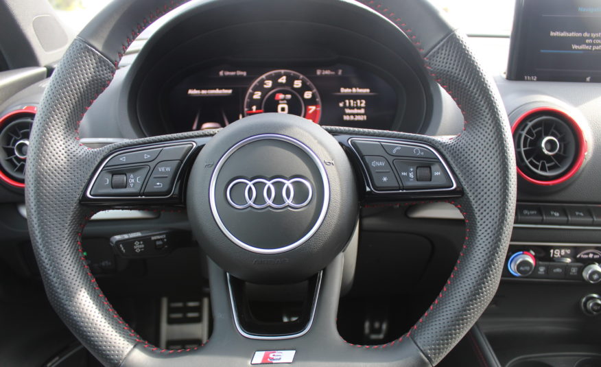 AUDI S3 SPORTBACK TFSI 310 QUATTRO STRONIC PANO VIRTUAL B&O CAMERA SIEGES RS