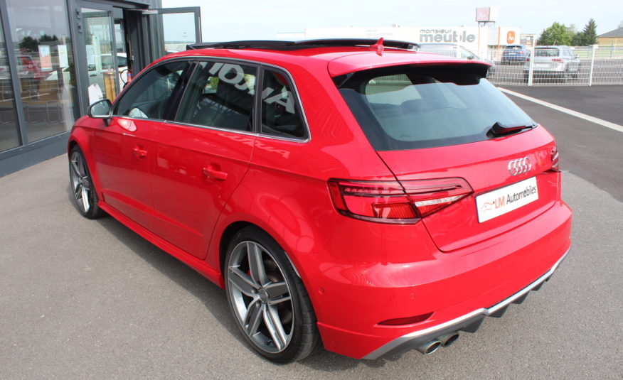 AUDI S3 SPORTBACK TFSI 310 QUATTRO STRONIC PANO VIRTUAL B&O CAMERA SIEGES RS