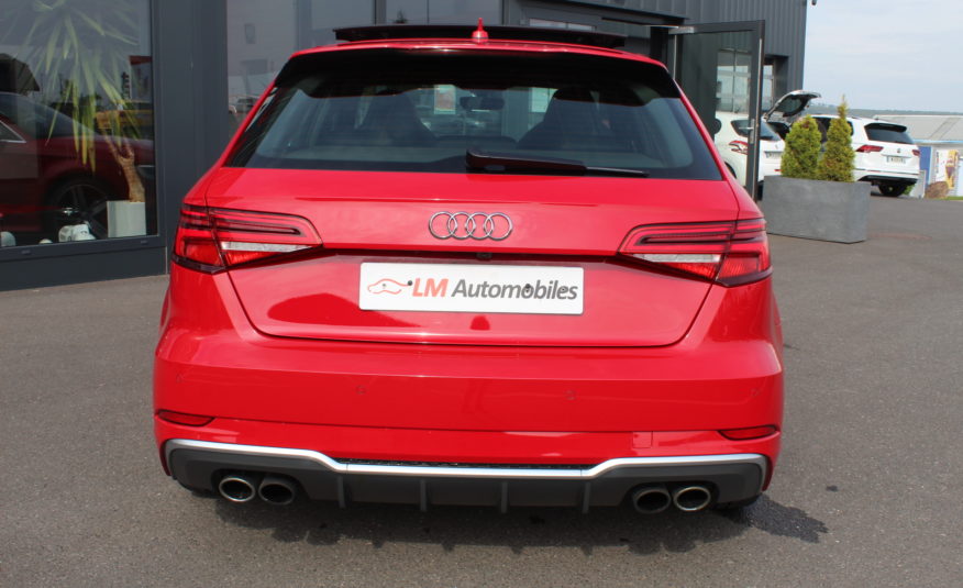 AUDI S3 SPORTBACK TFSI 310 QUATTRO STRONIC PANO VIRTUAL B&O CAMERA SIEGES RS