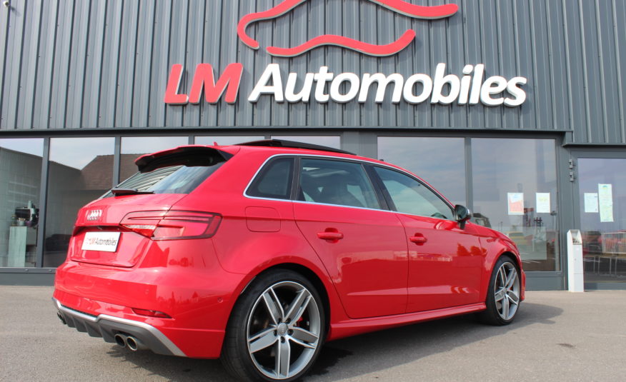 AUDI S3 SPORTBACK TFSI 310 QUATTRO STRONIC PANO VIRTUAL B&O CAMERA SIEGES RS