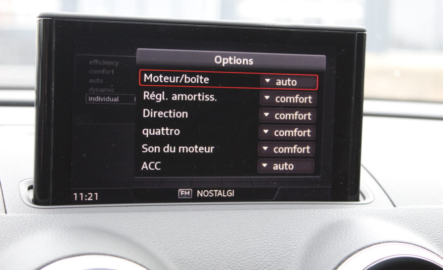 AUDI S3 SPORTBACK TFSI 310 STRONIC SLINE ACC MAGNETIC RIDE B&O SIEGES S