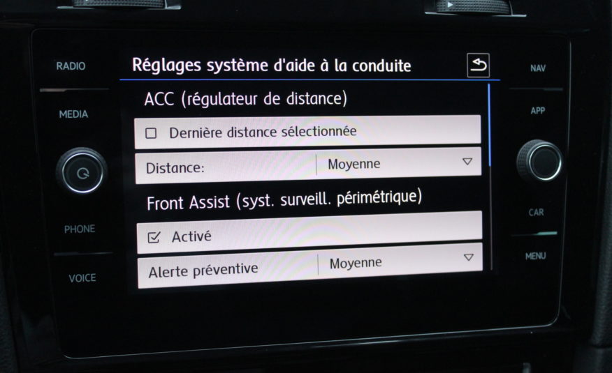 VOLKSWAGEN GOLF 7 RLINE TSI 150 DCC ACC VIRTUAL CAMERA PARK ASSIST