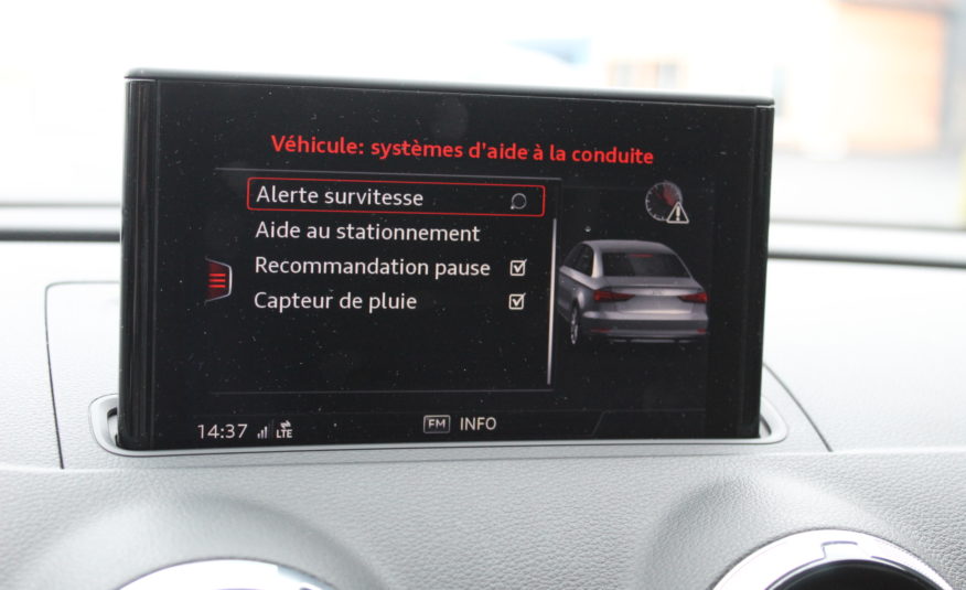 AUDI A3 BERLINE TFSI 150 STRONIC SLINE VIRTUAL KEYLESS PALETTES