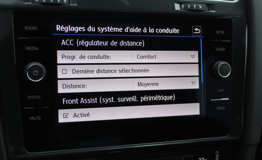 VOLKSWAGEN GOLF RLINE TDI 150 DSG PANO PALETTES SANS CLEFS EXT 03/2024