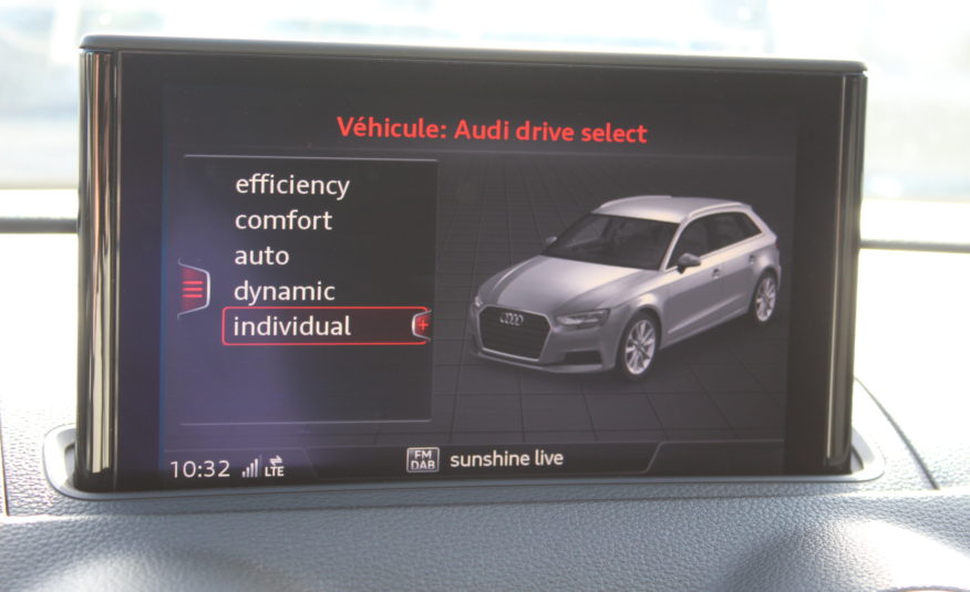 AUDI A3 SPORTBACK TFSI 150 STRONIC SLINE ACC VIRTUAL B&O CAMERA KEYLESS EXT 10/2022