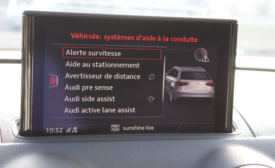 AUDI A3 SPORTBACK TFSI 150 STRONIC SLINE ACC VIRTUAL B&O CAMERA KEYLESS EXT 10/2022
