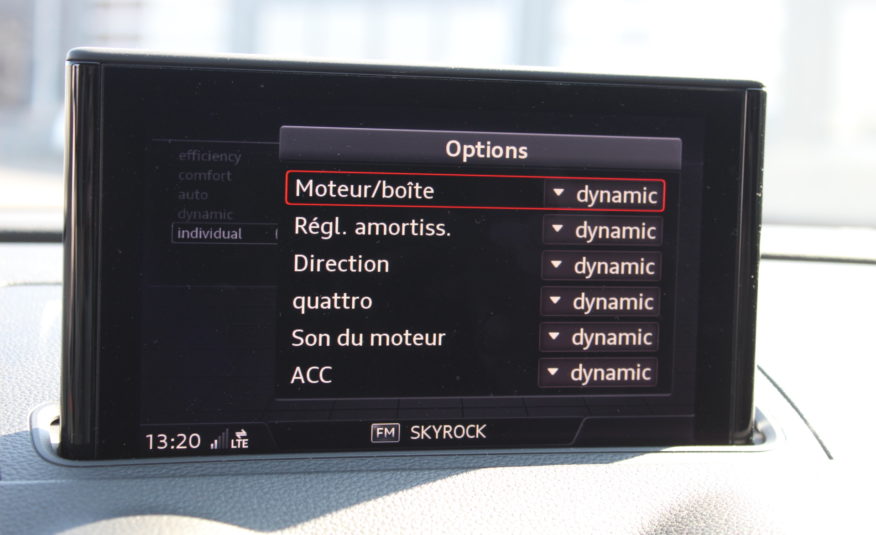 AUDI S3 BERLINE TFSI 300 QUATTRO STRONIC SLINE PANO SIEGES RS B&O MAGNETIC RIDE