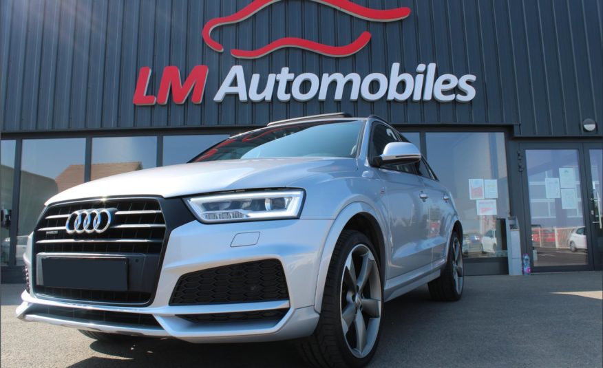 AUDI Q3 2.0L TDI 184 QUATTRO STRONIC SLINE PANO COFFRE ELECTRIQUE EXT 10/2022