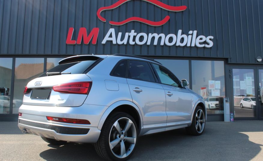 AUDI Q3 2.0L TDI 184 QUATTRO STRONIC SLINE PANO COFFRE ELECTRIQUE EXT 10/2022