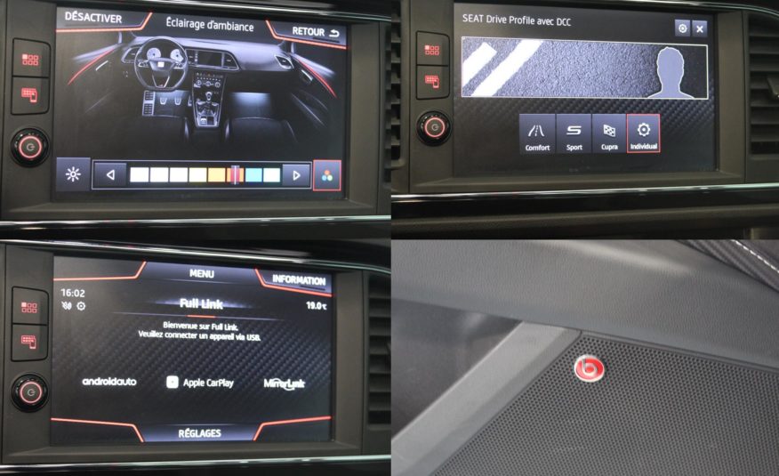 SEAT LEON CUPRA ST 4DRIVE 300 DSG PANO VIRTUAL CAMERA DCC BEATS MALUS INCLUS
