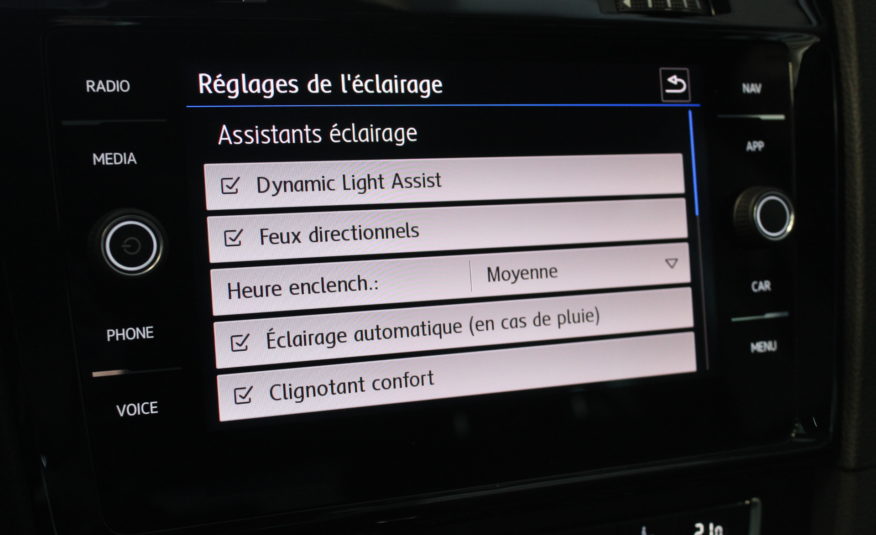 VOLKSWAGEN GOLF RLINE TSI DSG 150 VIRTUAL ACC LANE SIEGES MASSANTS