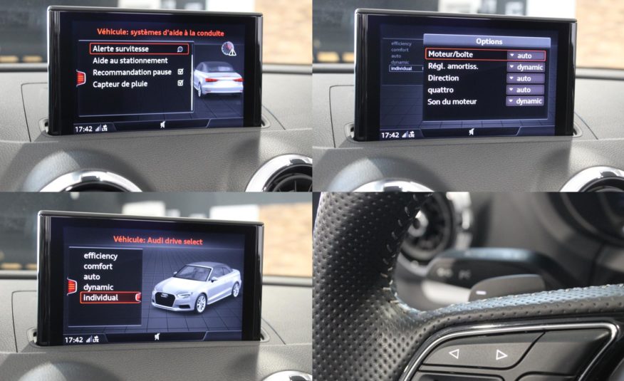 AUDI S3 CABRIOLET TFSI 310 QUATTRO STRONIC SLINE CAMERA B&O MAGNETIC RIDE