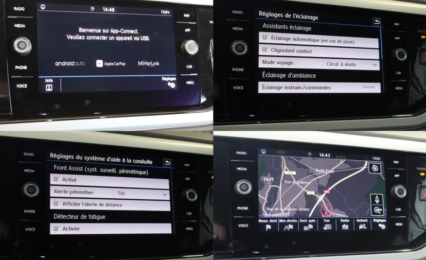 VOLKSWAGEN POLO 1.0L TSI 115 DSG CARAT PALETTES CAMERA SIEGES TRIMATIERES
