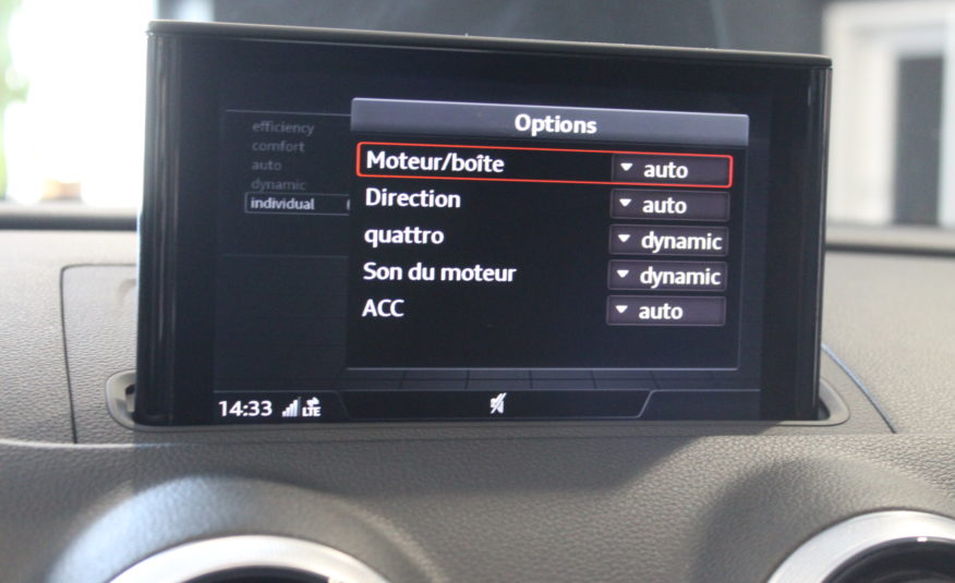 AUDI S3 SPORTBACK TFSI 310 STRONIC QUATTRO SLINE ACC PANO VIRTUAL MATRIX LED EXT 11/2022