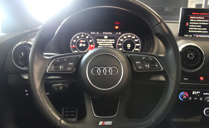 AUDI S3 SPORTBACK TFSI 310 STRONIC QUATTRO SLINE ACC PANO VIRTUAL MATRIX LED EXT 11/2022