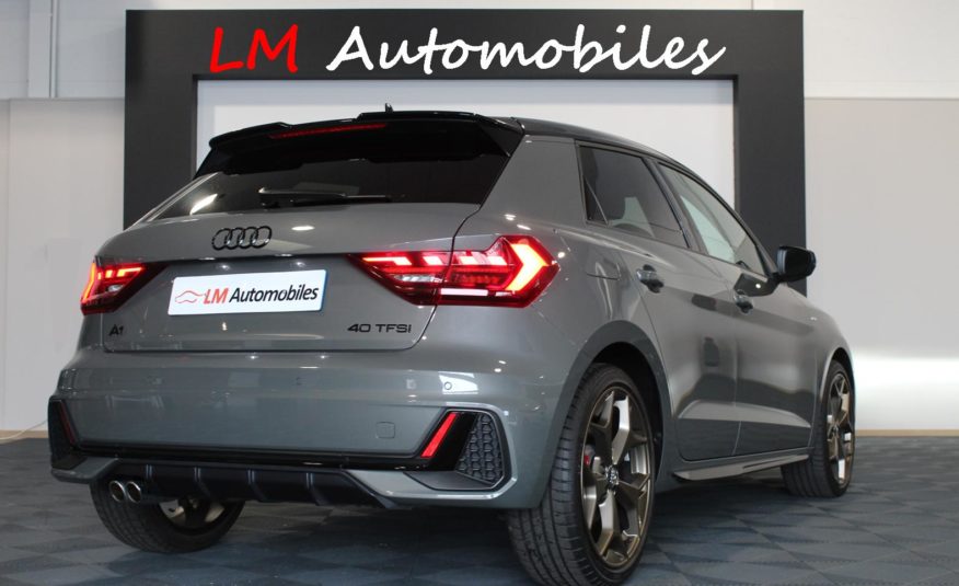 AUDI A1 SPORTBACK TFSI 200 STRONIC SLINE EDITION ONE VIRTUAL B&O KEYLESS EXT 07/2023