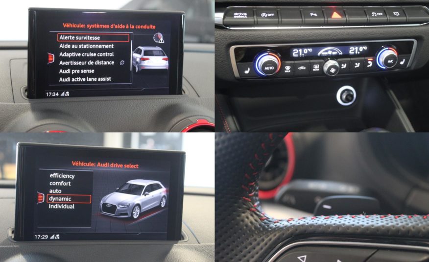 AUDI S3 SPORTBACK TFSI 300 QUATTRO STRONIC SLINE PANO VIRTUAL B&O SIEGES RS
