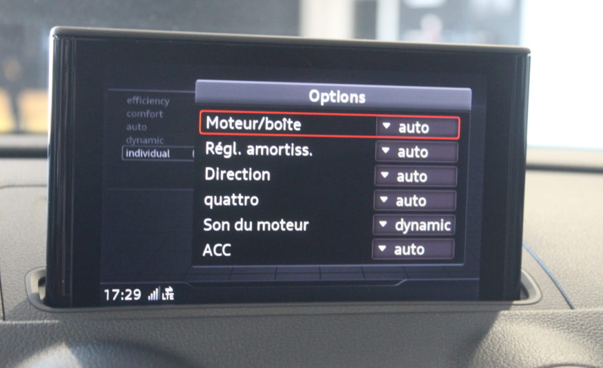 AUDI S3 SPORTBACK TFSI 300 QUATTRO STRONIC SLINE PANO VIRTUAL B&O SIEGES RS