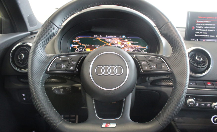 AUDI S3 SPORTBACK TFSI 300 QUATTRO STRONIC SLINE PANO VIRTUAL SIEGES RS B&O