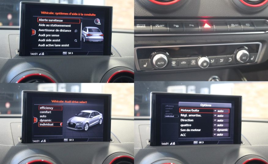 AUDI S3 LIMOUSINE TFSI 310 QUATTRO STRONIC SLINE VIRTUAL B&O SIEGES RS CAMERA