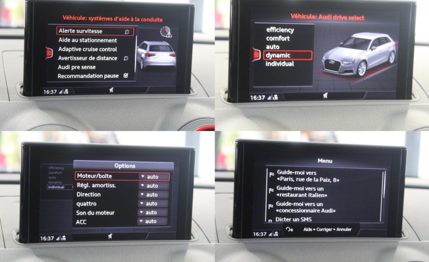 AUDI S3 SPORTBACK TFSI 300 STRONIC SLINE ACC MAGNETIC RIDE SIEGES RS B&O