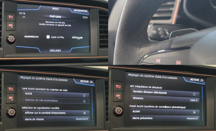 SEAT LEON ST CUPRA « R » 300 DSG 4DRIVE PANO VIRTUAL BEATS MALUS INCLUS EXT 08/2024