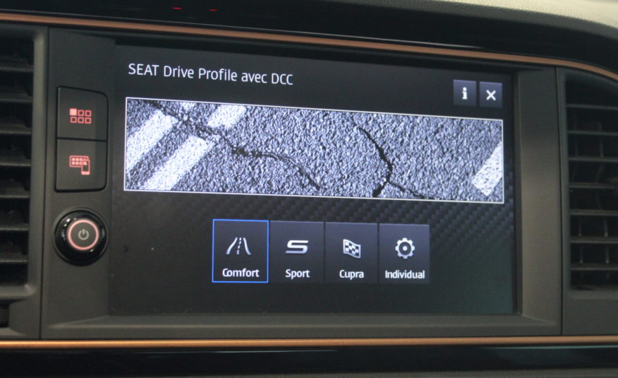 SEAT LEON ST CUPRA « R » 300 DSG 4DRIVE PANO VIRTUAL BEATS MALUS INCLUS EXT 08/2024