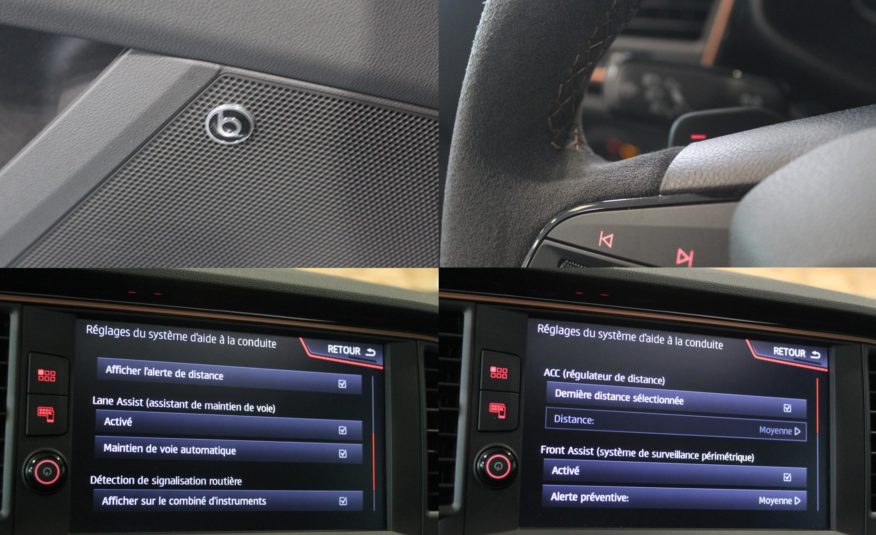 SEAT LEON CUPRA ST « R » 300 DSG 4DRIVE PANO VIRTUAL BEATS MALUS INCLUS EXT 12/2023