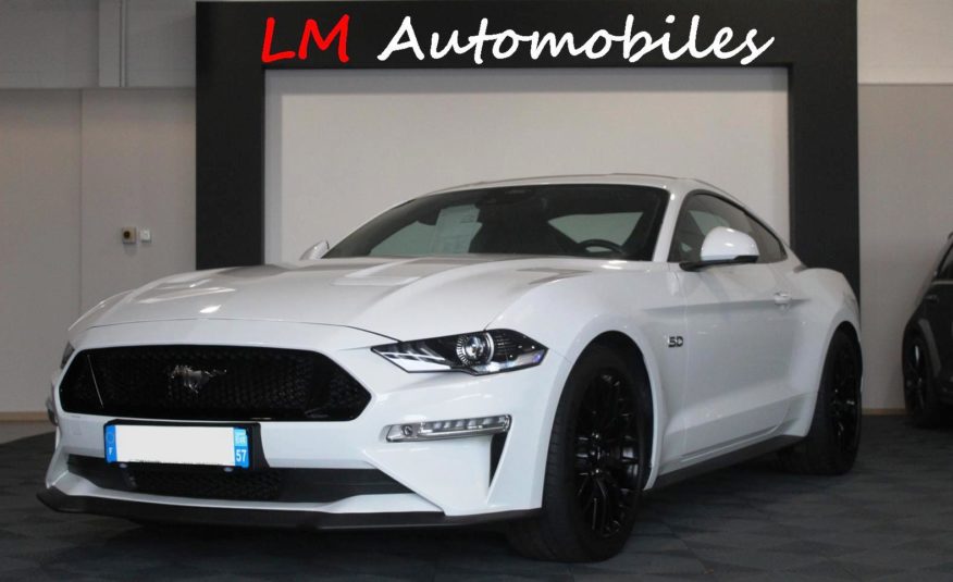 FORD MUSTANG 5.0 V8 450 GT RECARO CAMERA ACC B&O MALUS INCLUS