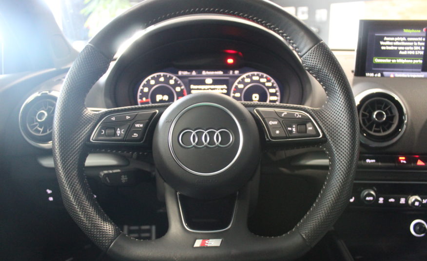 AUDI A3 SPORTBACK SLINE STRONIC TFSI 190 QUATTRO VIRTUAL B&O SIEGES RS MALUS INCLUS