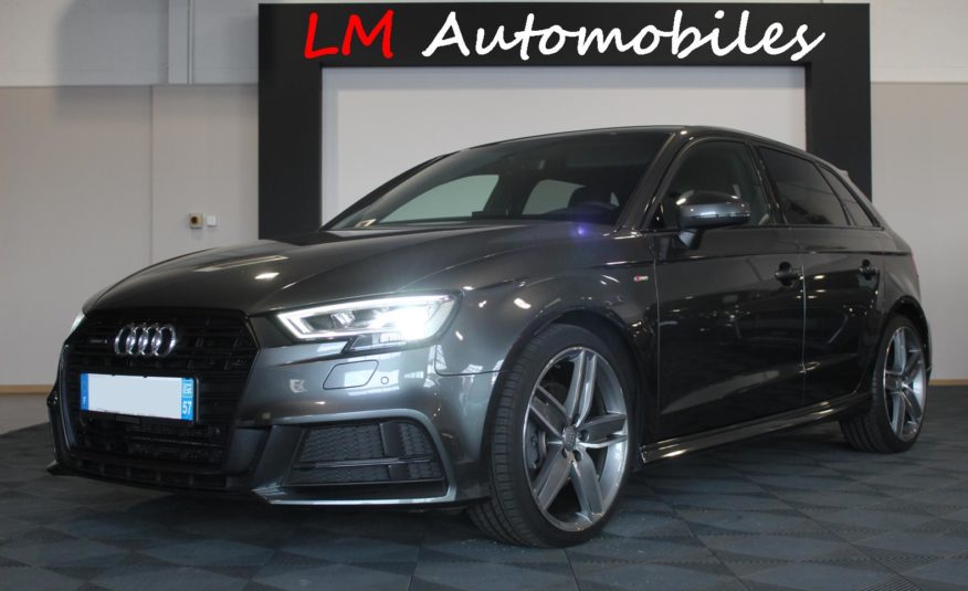 AUDI A3 SPORTBACK SLINE STRONIC TFSI 190 QUATTRO VIRTUAL B&O SIEGES RS MALUS INCLUS