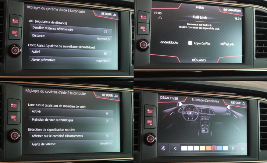 SEAT LEON ST CUPRA R 300 DSG 4DRIVE PANO VIRTUAL ACC DCC CAMERA BAQUETS