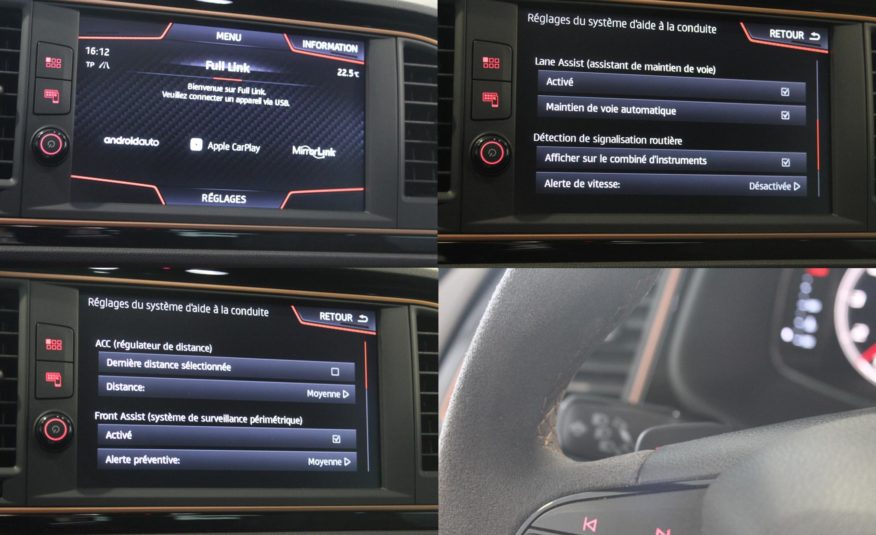 SEAT LEON ST CUPRA « R » 300 DSG 4DRIVE PANO VIRTUAL ACC DCC CAMERA BAQUETS