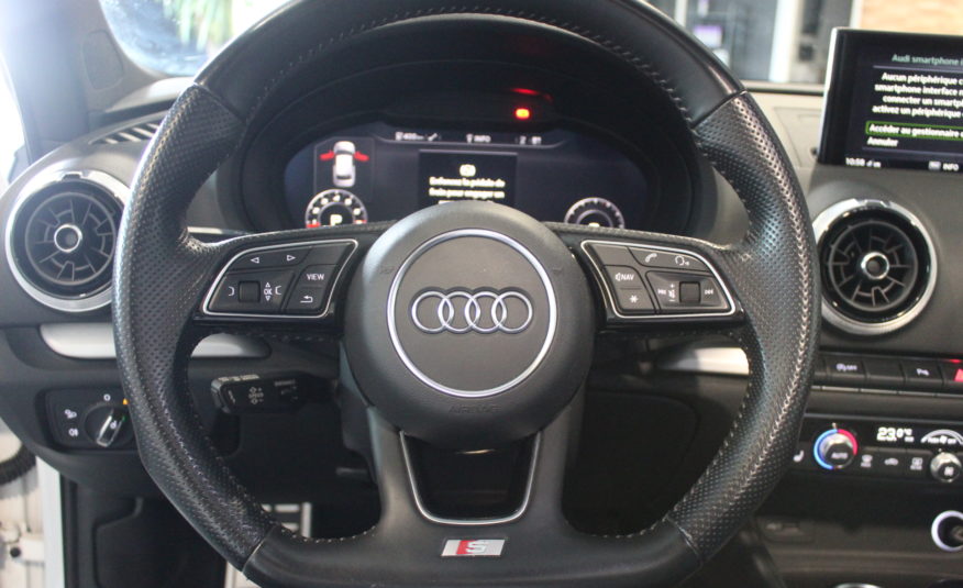 AUDI S3 STRONIC SLINE 310CH PANO VIRTUAL KEYLESS ACC DRIVE SELECT PALETTES